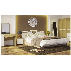 Bộ giường tủ Hoà Phát GN401 (4 món)