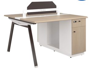 Bàn làm việc Module 2 chỗ ngồi NTVMD01-2C17 Laminate kết hợp melamine